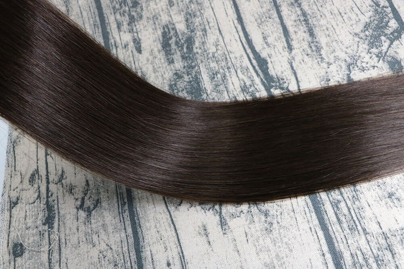 9A Dark Brown Tape In Remy Human Hair Extensions (20pcs/50g #2)