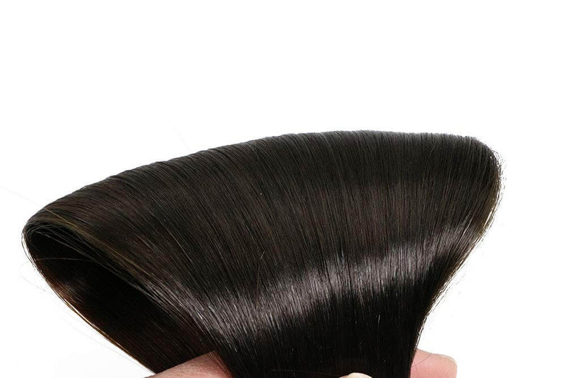 9A Natural Black Fading to Medium Brown Tape In Remy Human Hair Extensions (20pcs/50g)