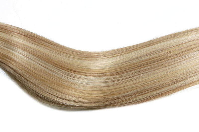 9A Golden Brown Highlighted Blonde Piano Color Double Sided Tape In Remy Human Hair Extensions (20pcs/50g #12P613)